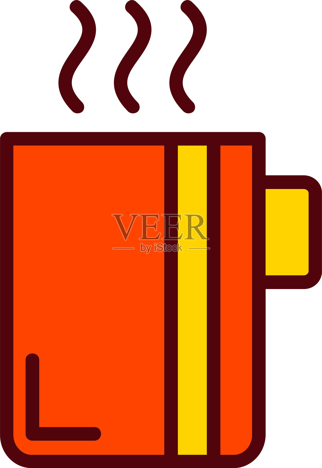 杯子矢量图标设计插画图片素材