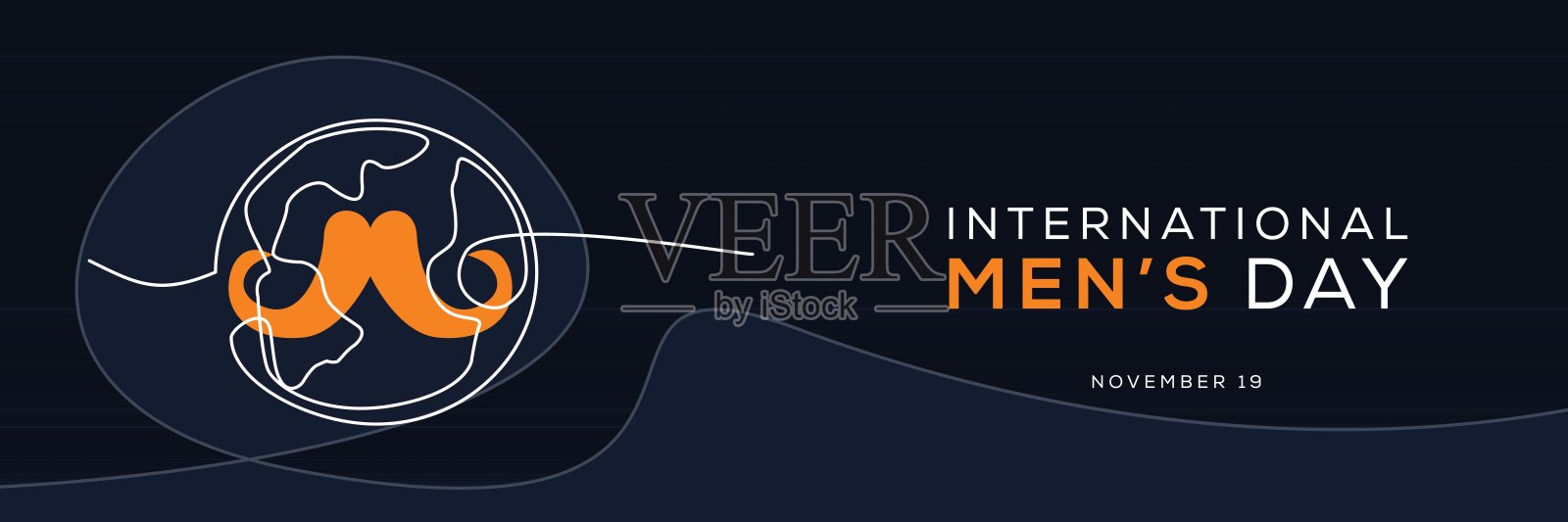 国际男性节。插画图片素材