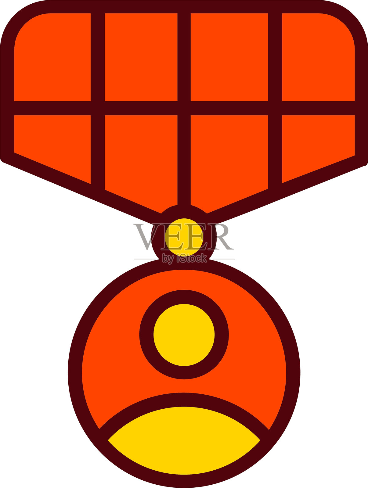 奖牌矢量图标设计插画图片素材