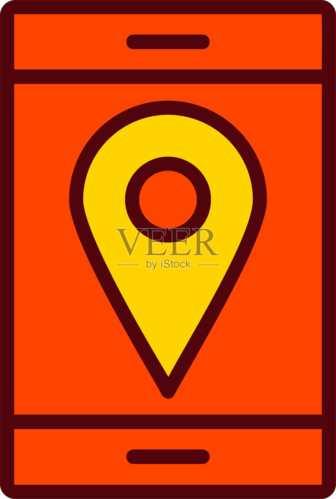 位置矢量图标设计插画图片素材