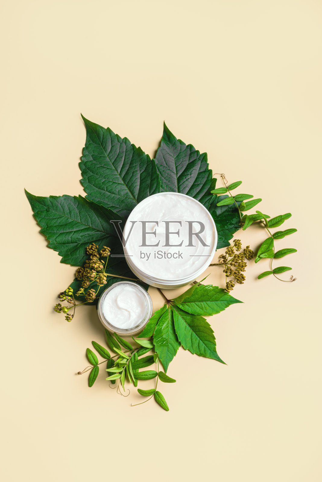 天然有机护肤品照片摄影图片