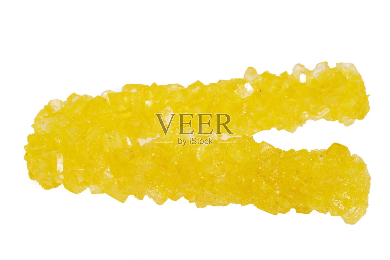 白色背景上的冰糖照片摄影图片