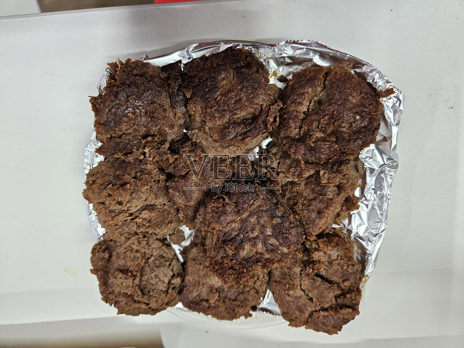 用肉糜制成的加洛提烤肉饼照片摄影图片