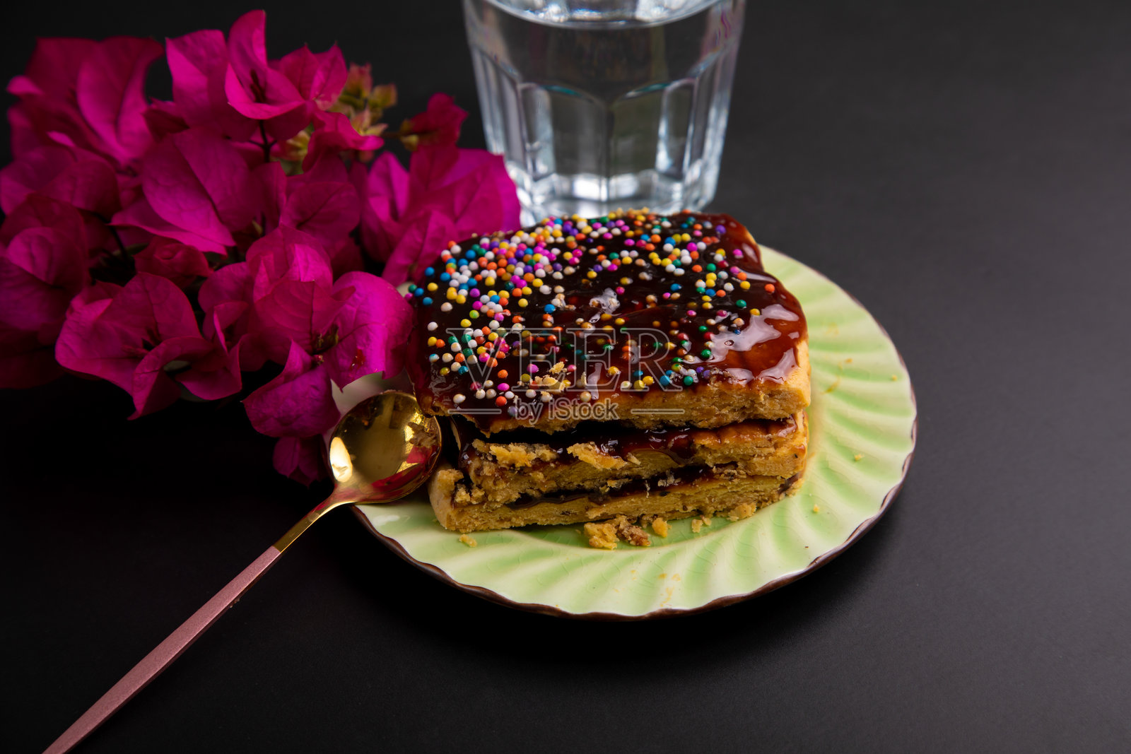 多娜佩帕的土伦传统秘鲁甜点照片摄影图片