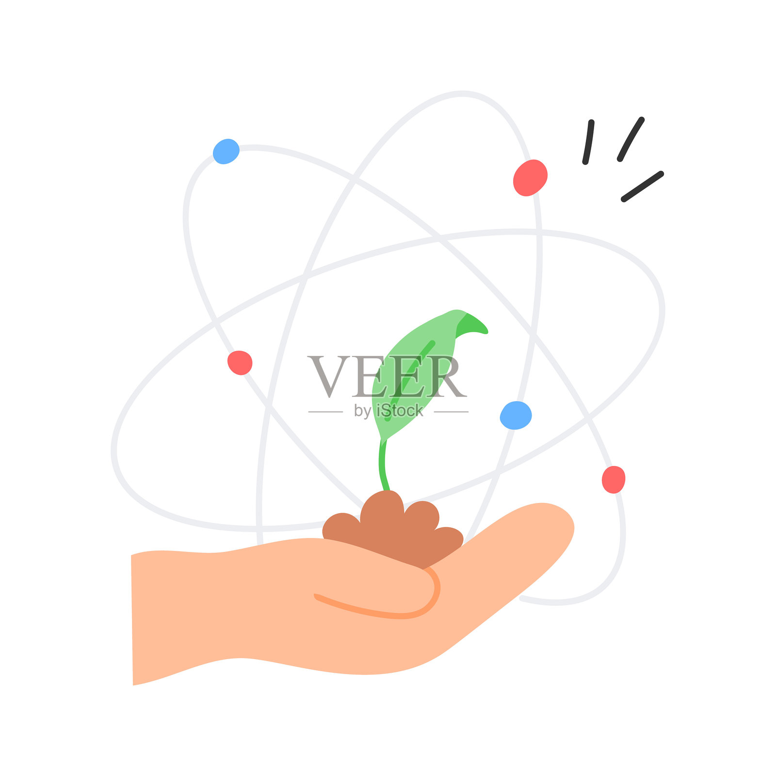 生态科学插画图片素材