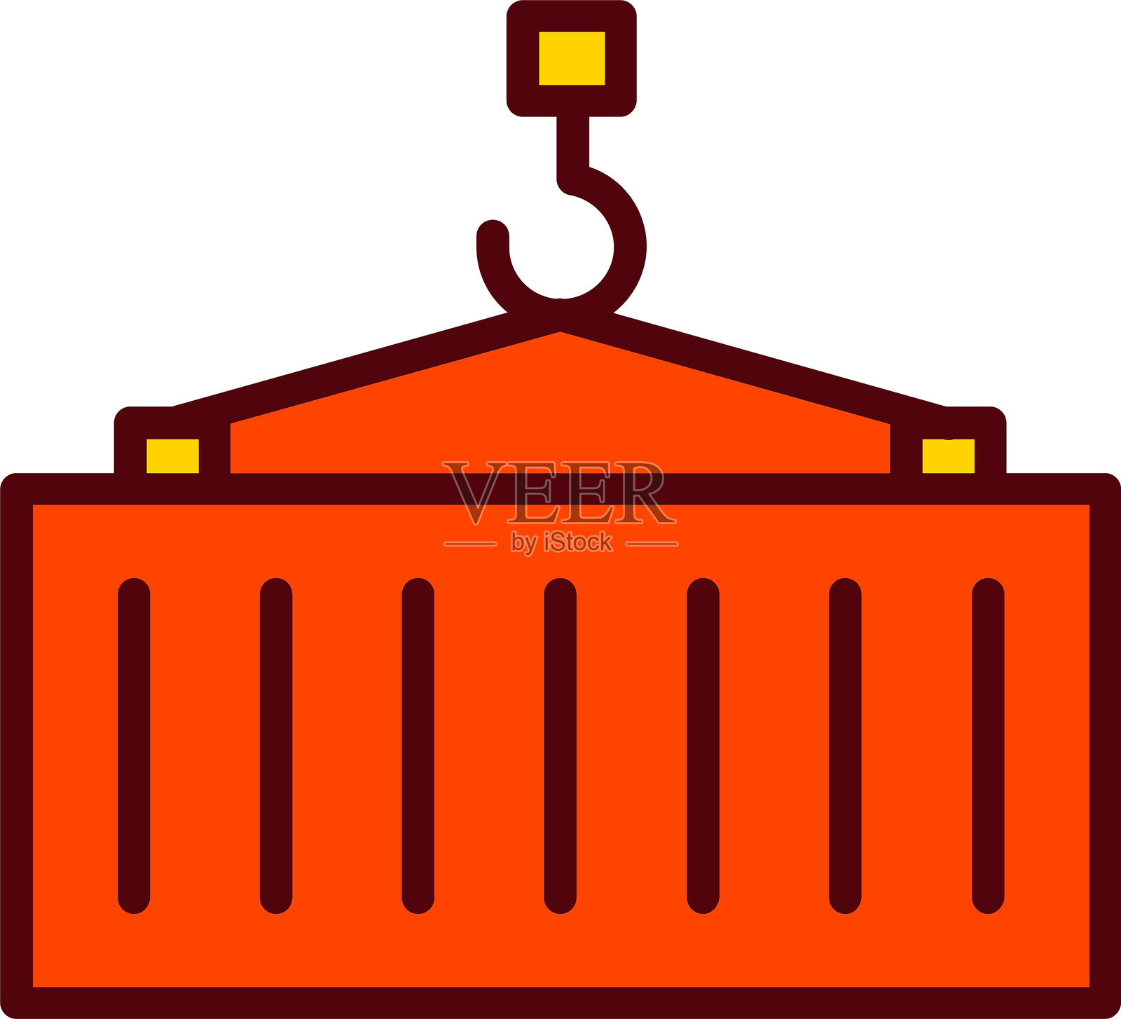 容器矢量图标设计插画图片素材