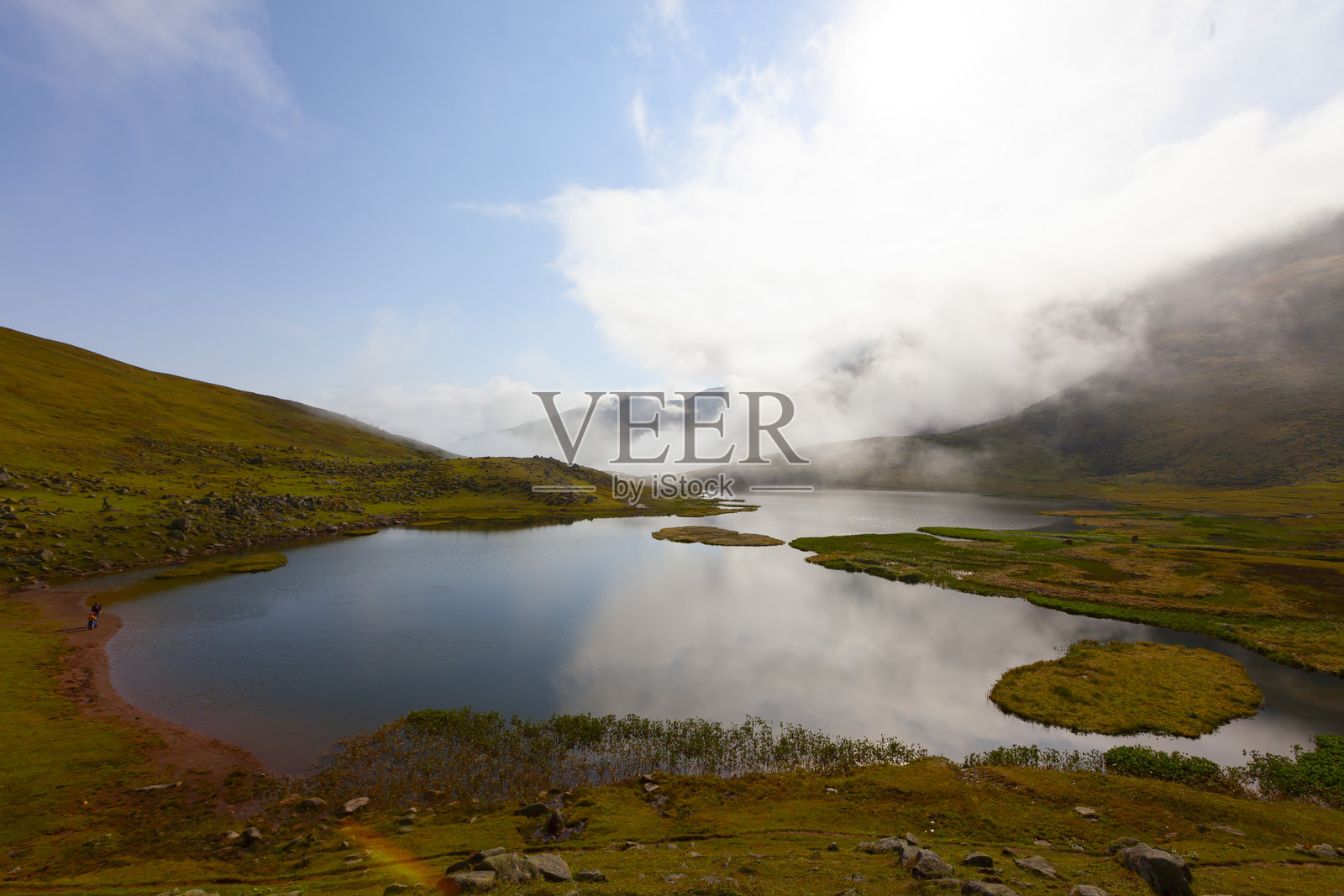 Koçdüzü高原是位于Çamlıhemşin边界西北部的拉兹高原。照片摄影图片