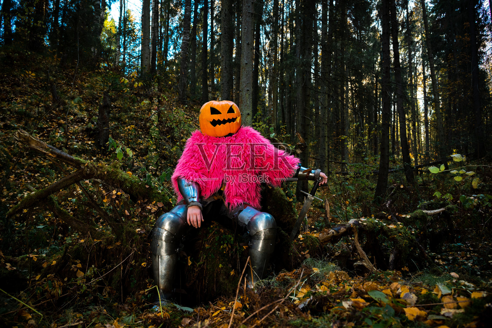 稻草人照片摄影图片