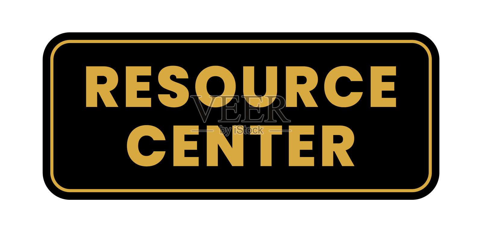 资源中心标志，图标符号，贴纸，标签，海报，矢量图插画图片素材