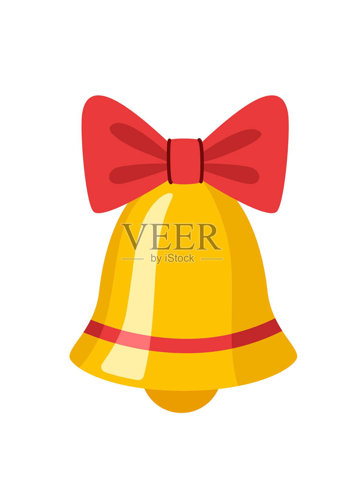 可爱的圣诞蛇戴着新年帽子，吐出舌头。绿色蛇。2025年的中国生肖。白色背景。插画图片素材