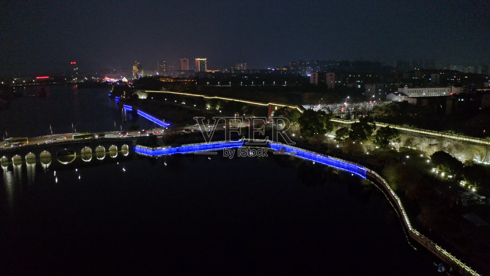 中国湖北省荆州古城，亚洲。照片摄影图片