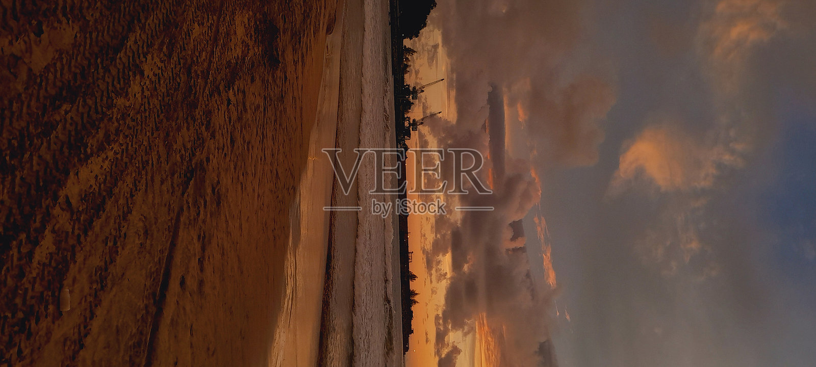 美丽的海滩景色照片摄影图片