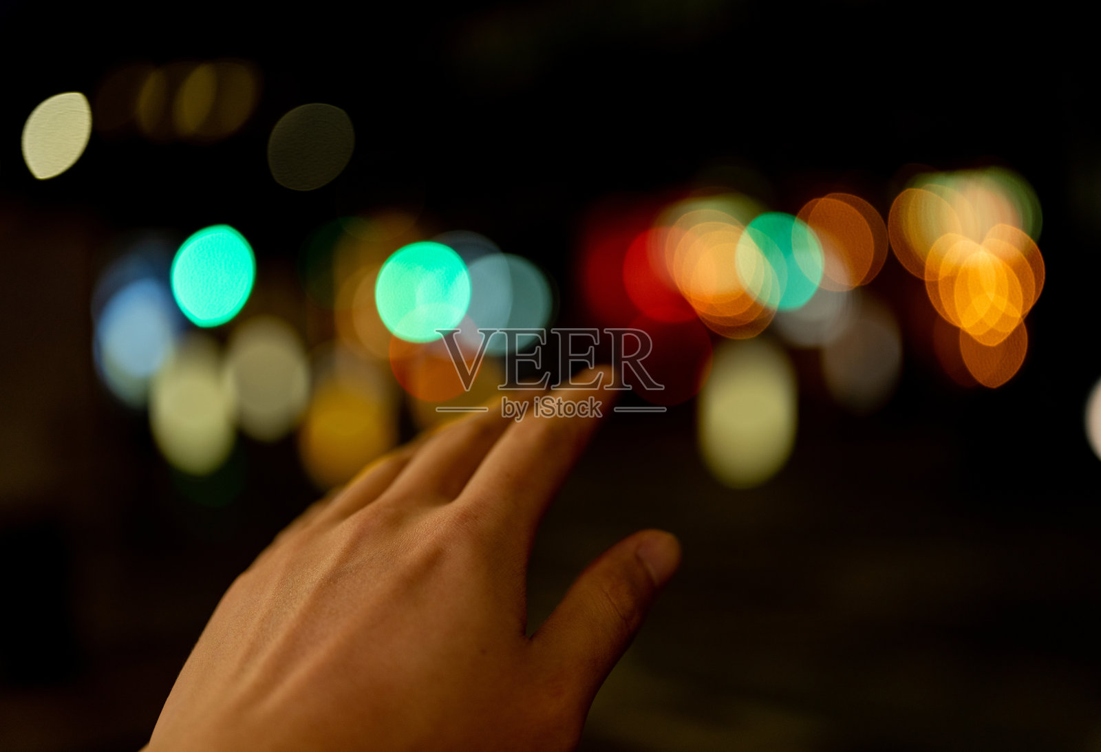 触摸光的概念照片摄影图片