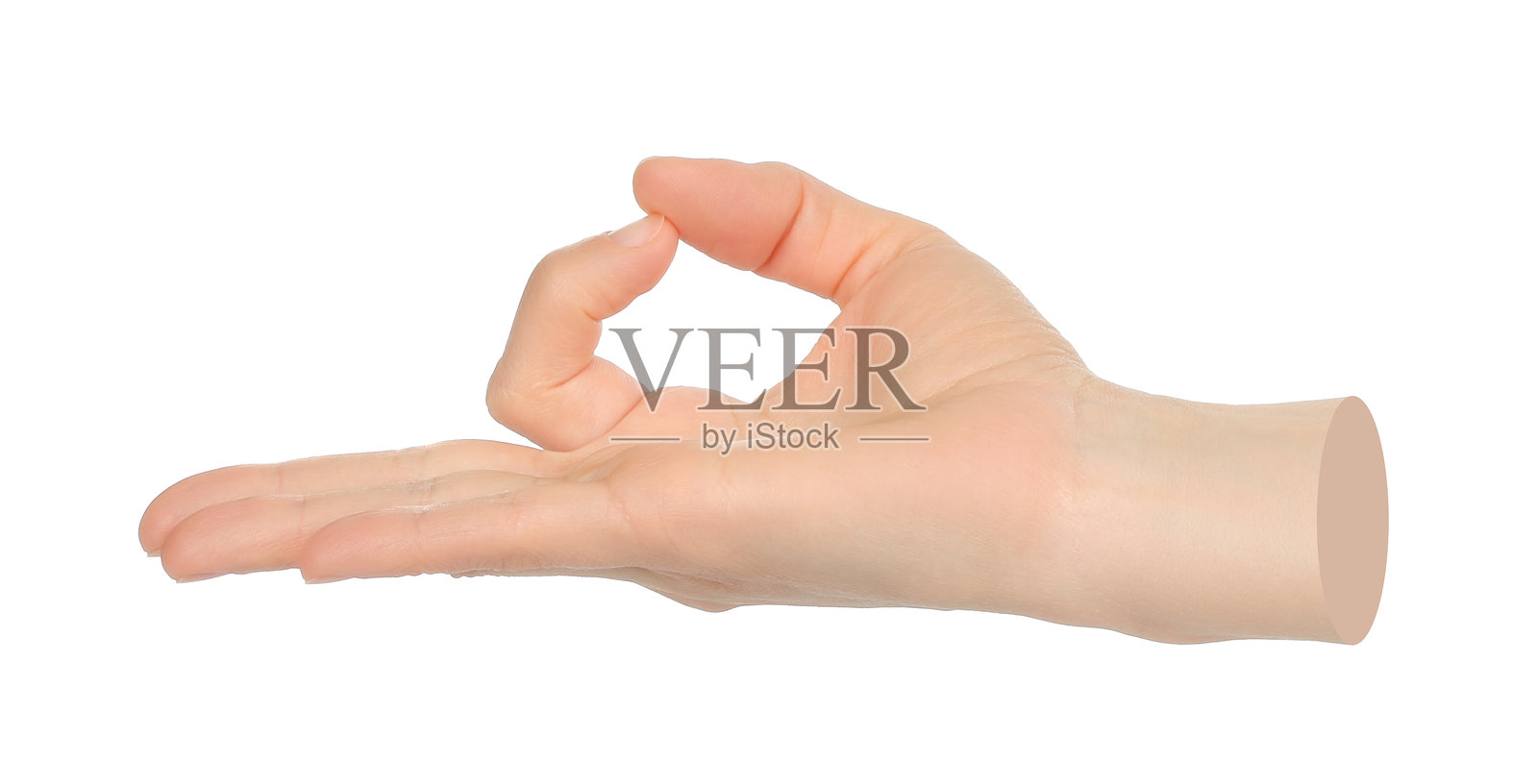 手势展示，背景透明。现代艺术照片摄影图片