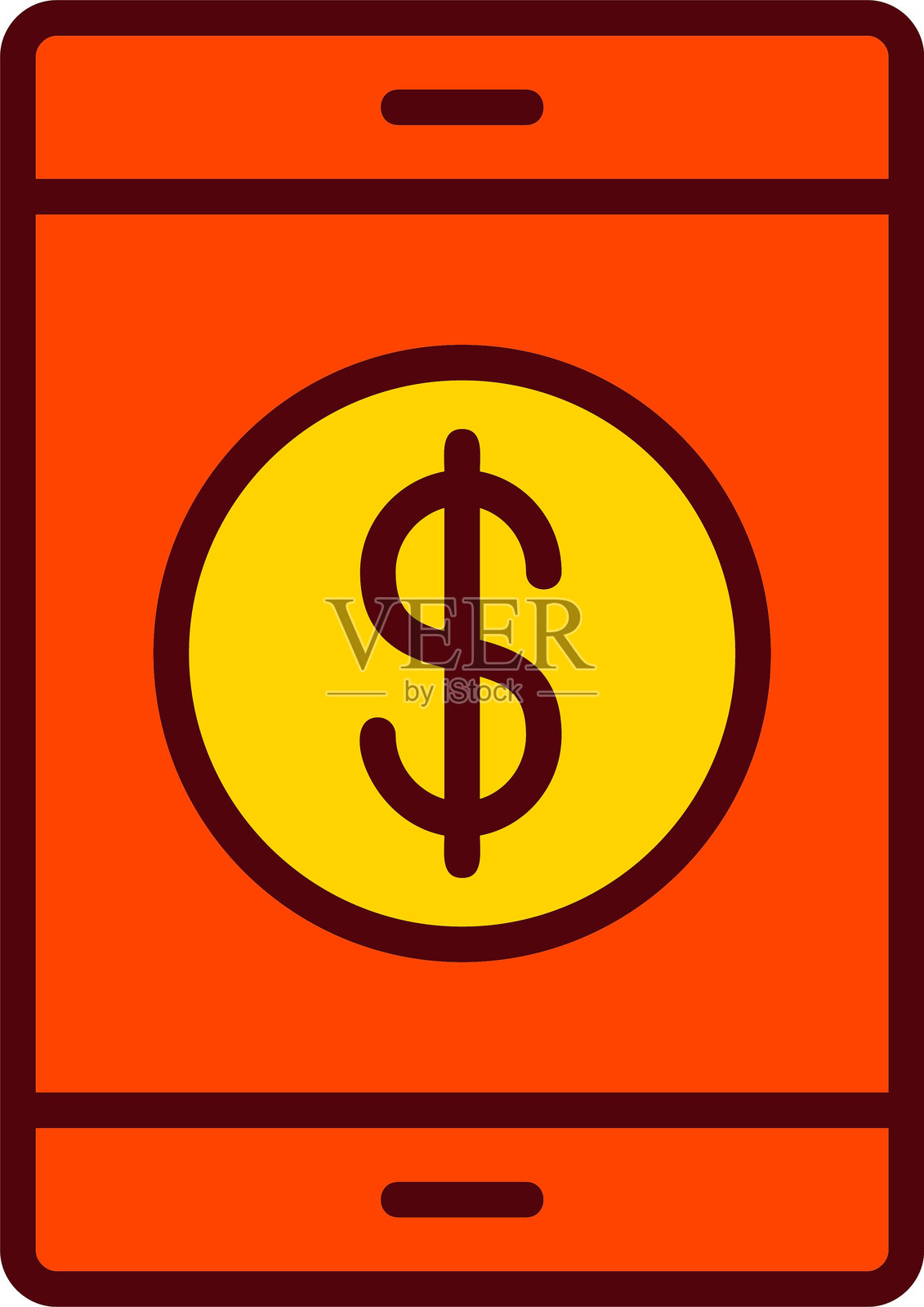 硬币矢量图标设计插画图片素材