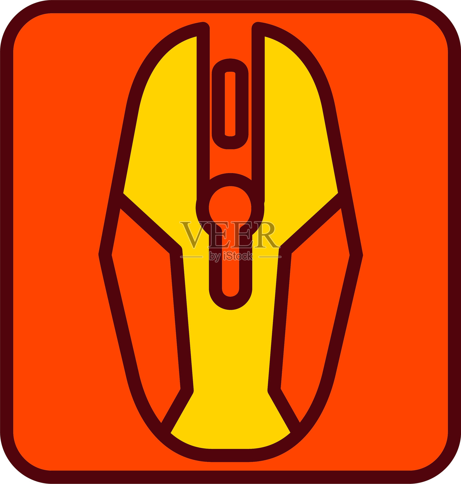 鼠标垫矢量图标设计插画图片素材