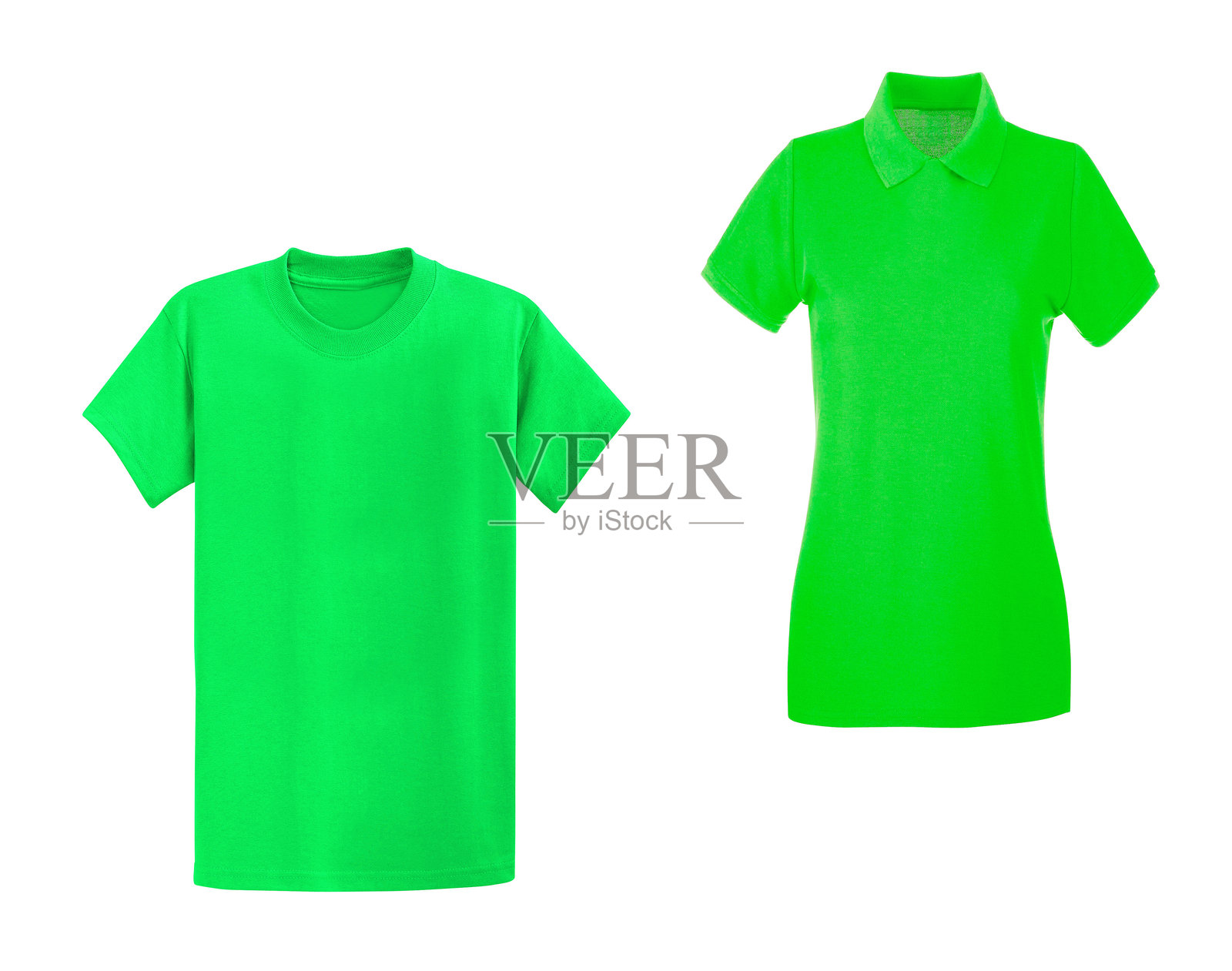 绿色T恤衫孤立展示照片摄影图片