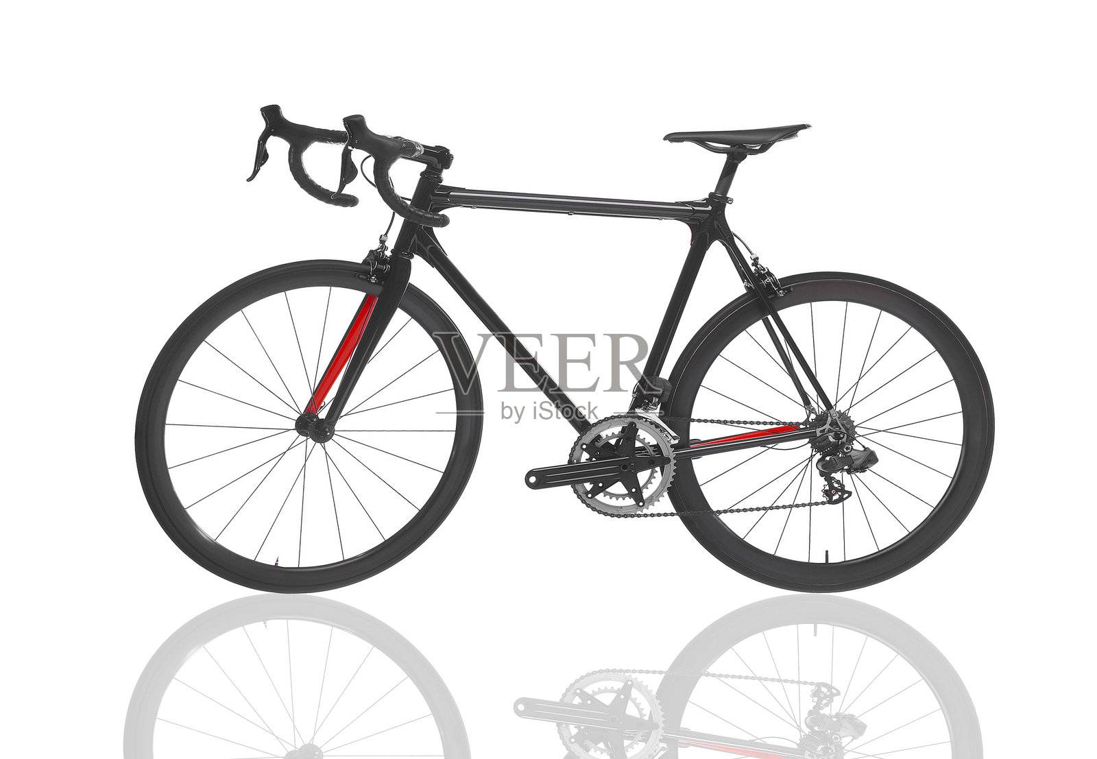 公路赛车自行车孤立展示照片摄影图片