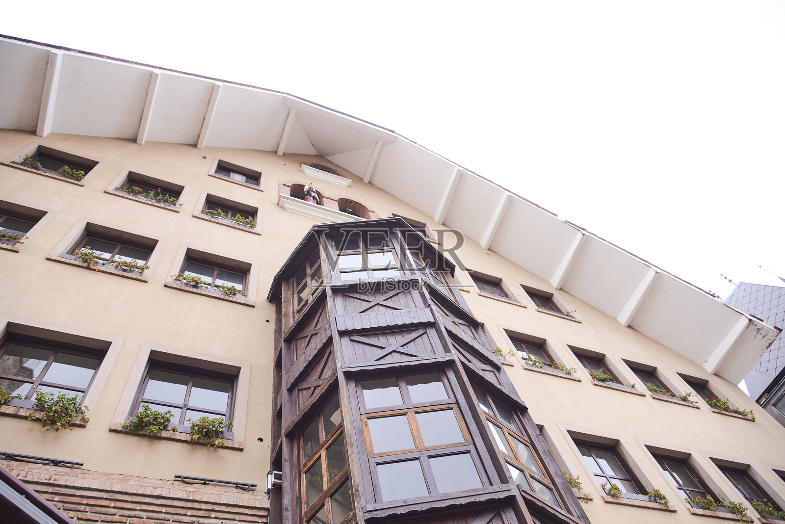 阿根廷科尔多瓦维拉赫内拉贝尔格拉诺市中心建筑的外立面。照片摄影图片