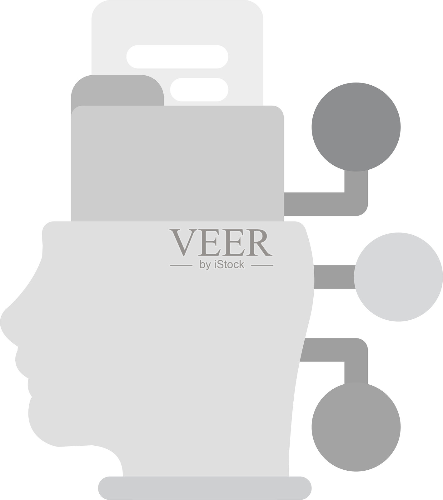 智能数据图标插画图片素材