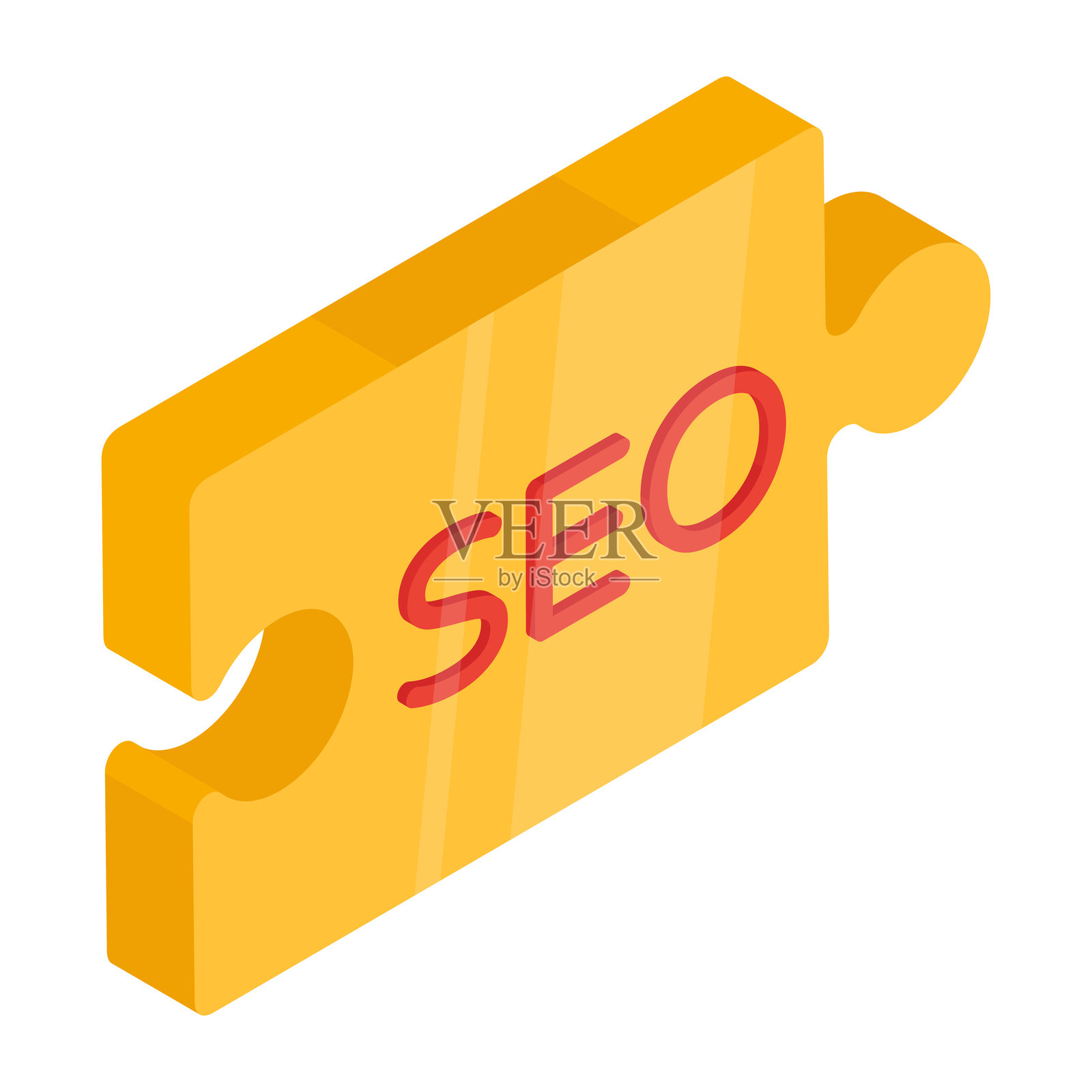 SEO标签的高级下载图标插画图片素材