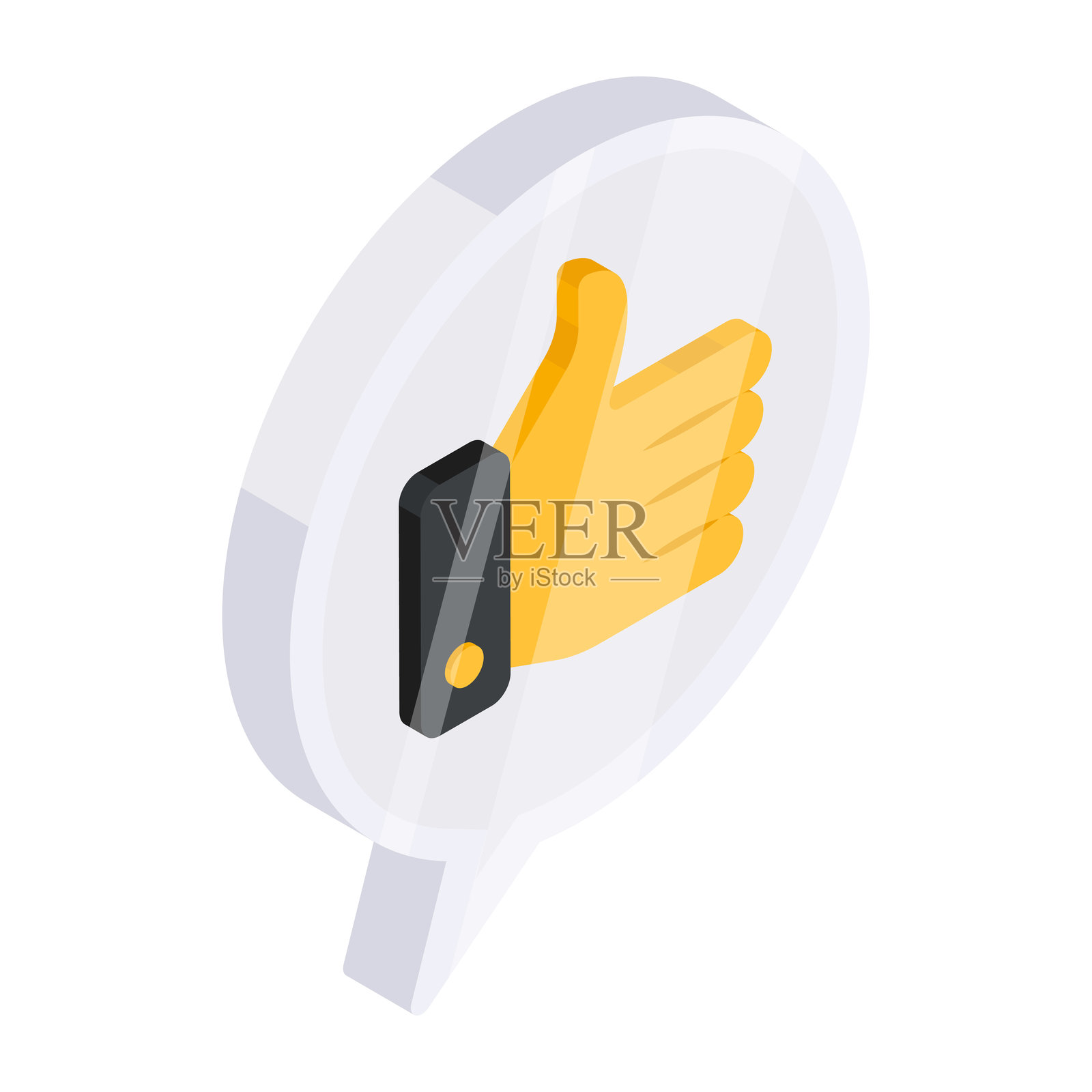 反馈图标，可编辑矢量图插画图片素材