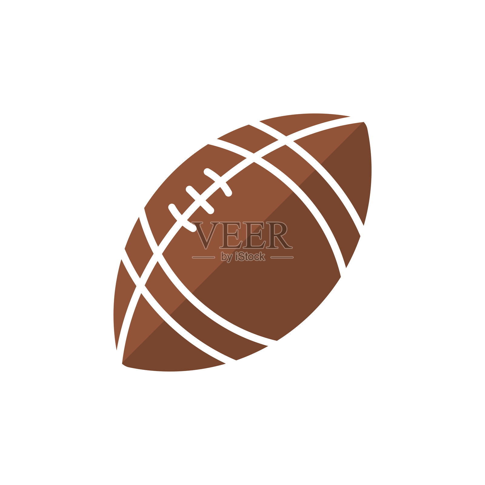 美式足球图标矢量设计元素模板插画图片素材