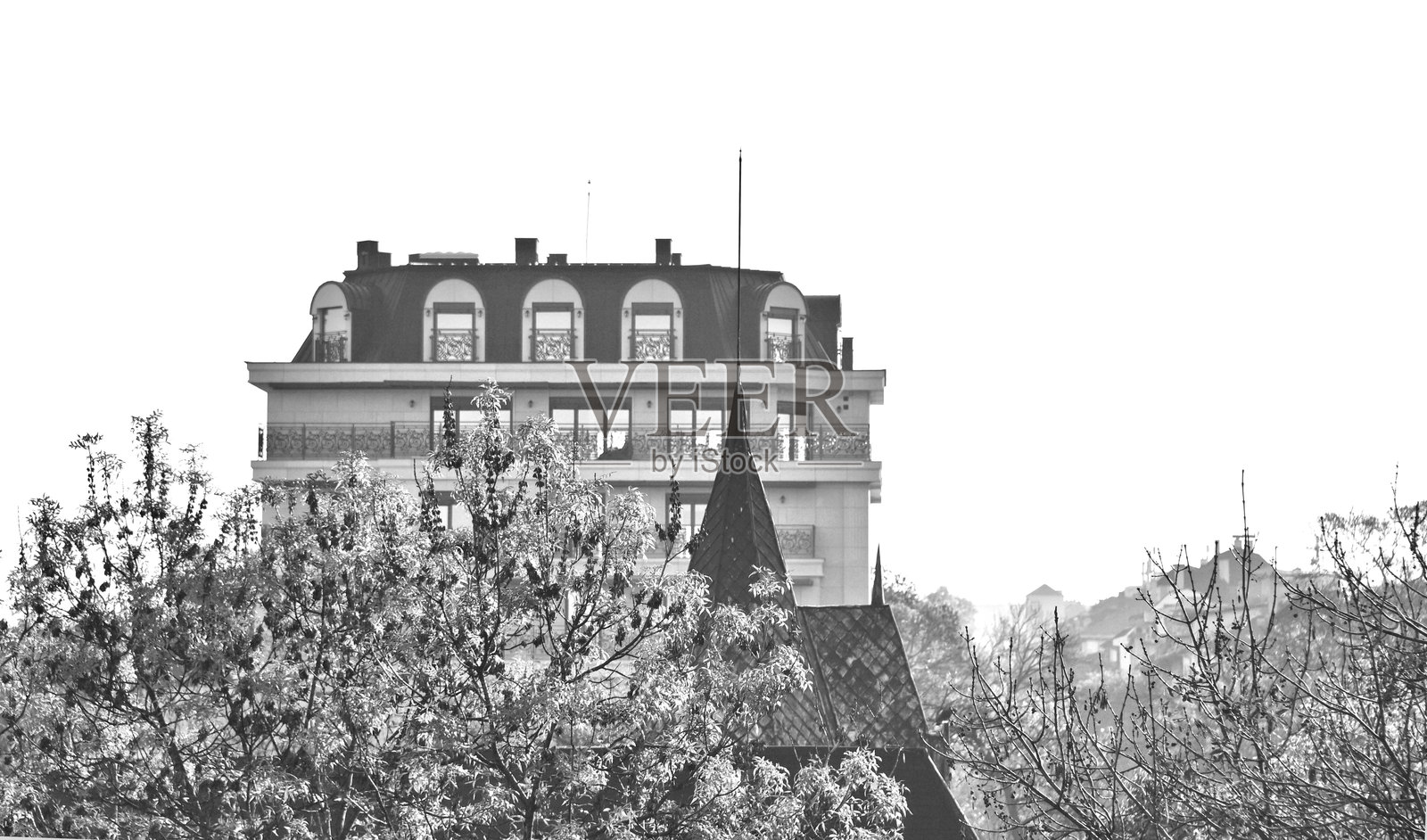 索非亚 - 老城区 - 屋顶景观照片摄影图片