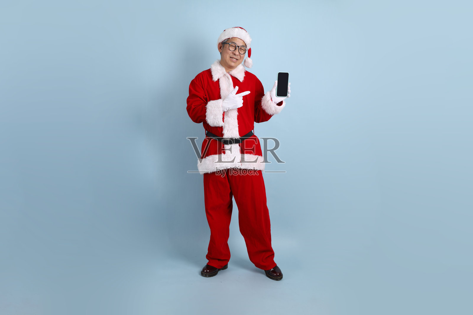 圣诞老人照片摄影图片