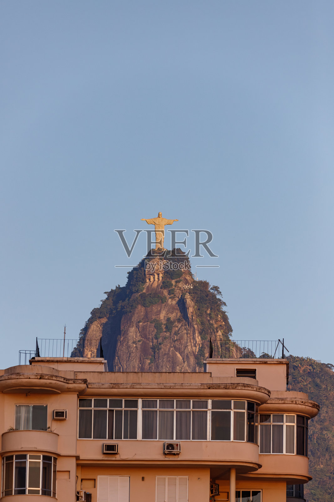 里约热内卢的基督救世主雕像照片摄影图片