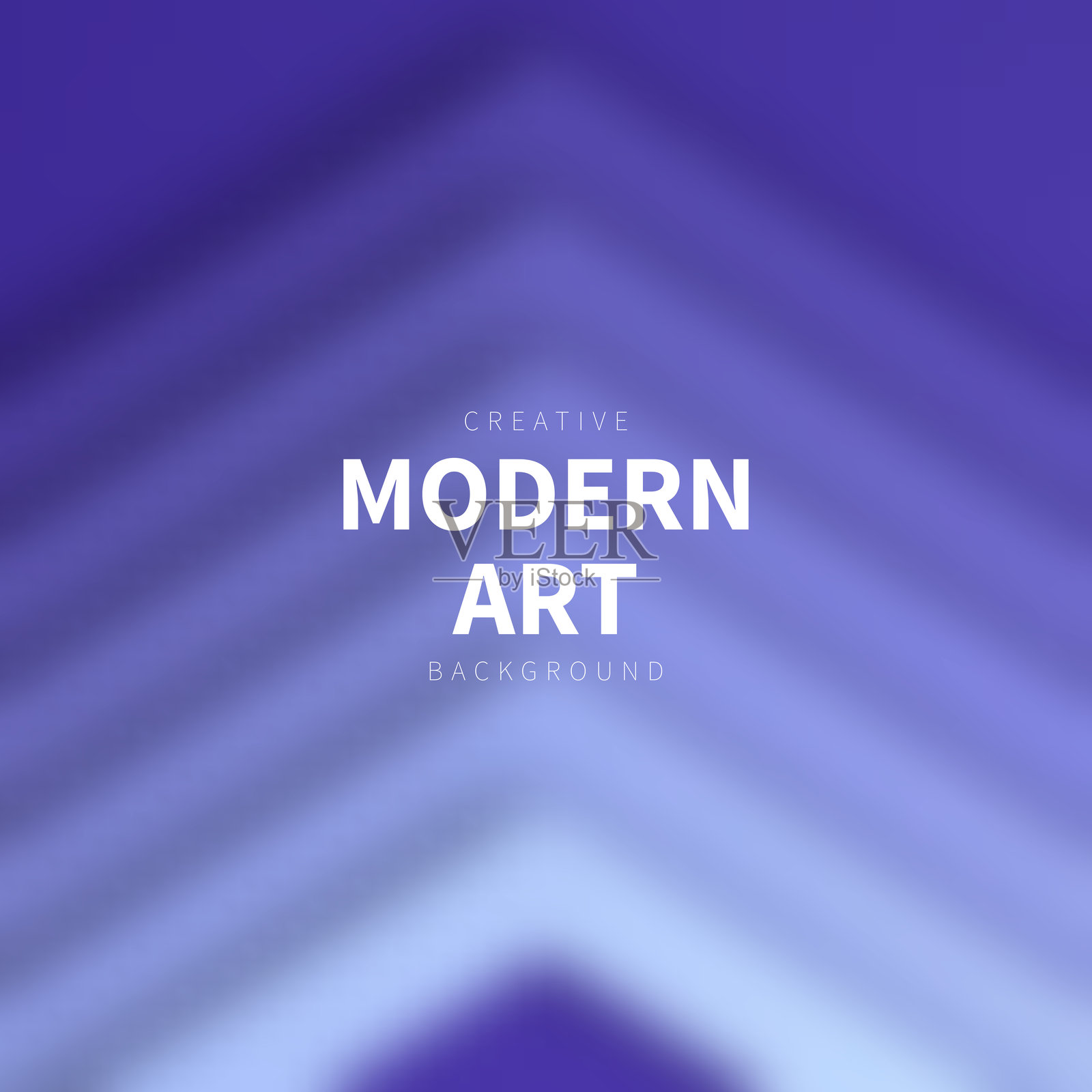 蓝色抽象背景，模糊的几何形状插画图片素材