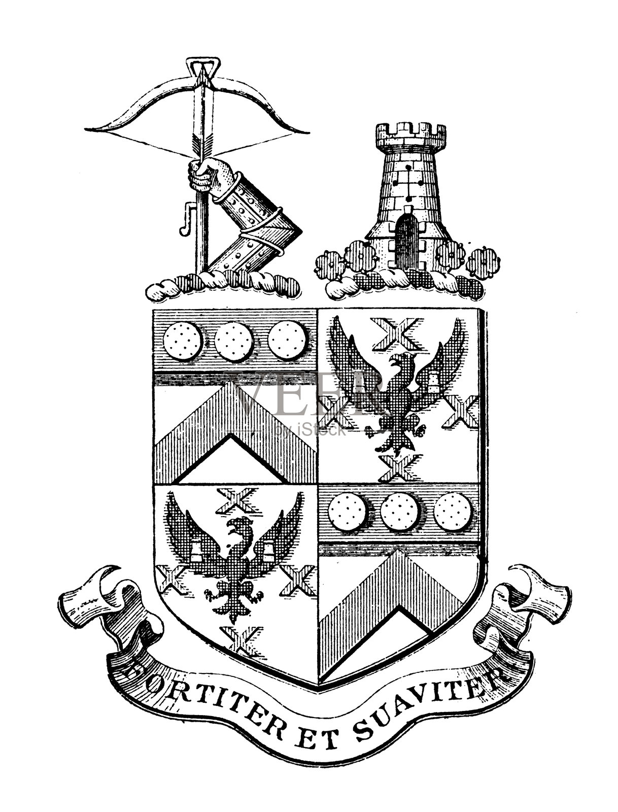 约翰·爱德华·里德-卡登的纹章徽章照片摄影图片