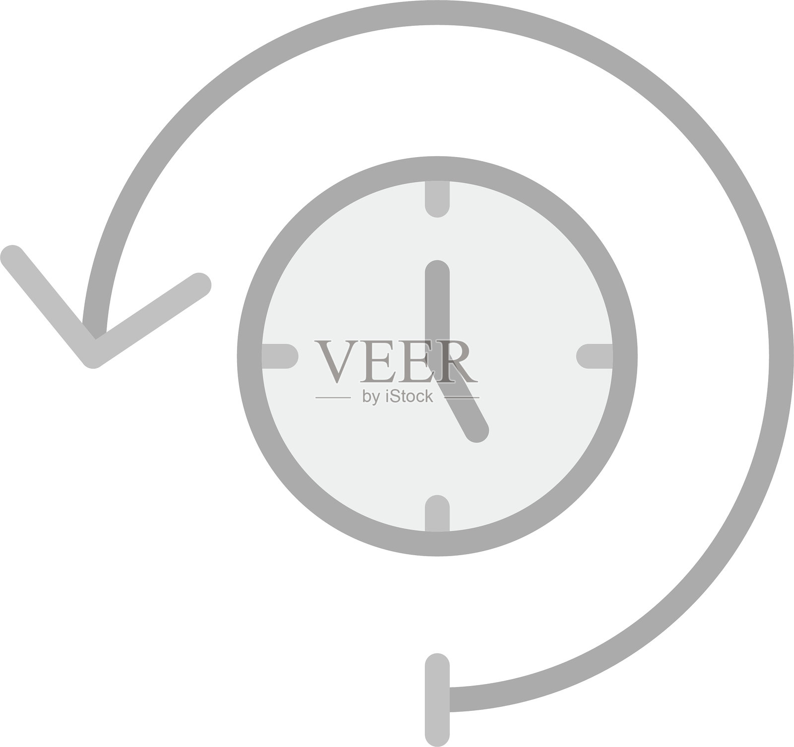 过去的图标插画图片素材