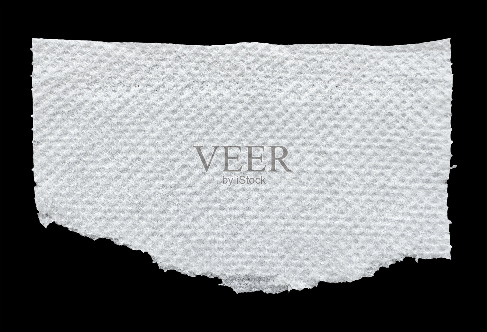 白色撕裂的打孔卫生纸片照片摄影图片