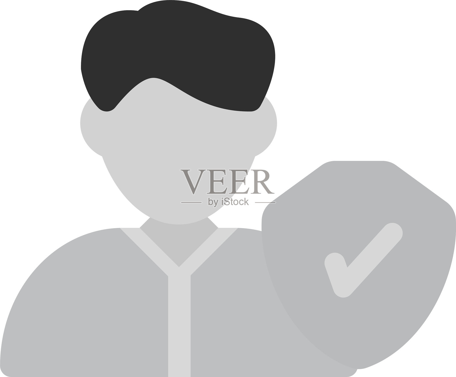 安全图标插画图片素材