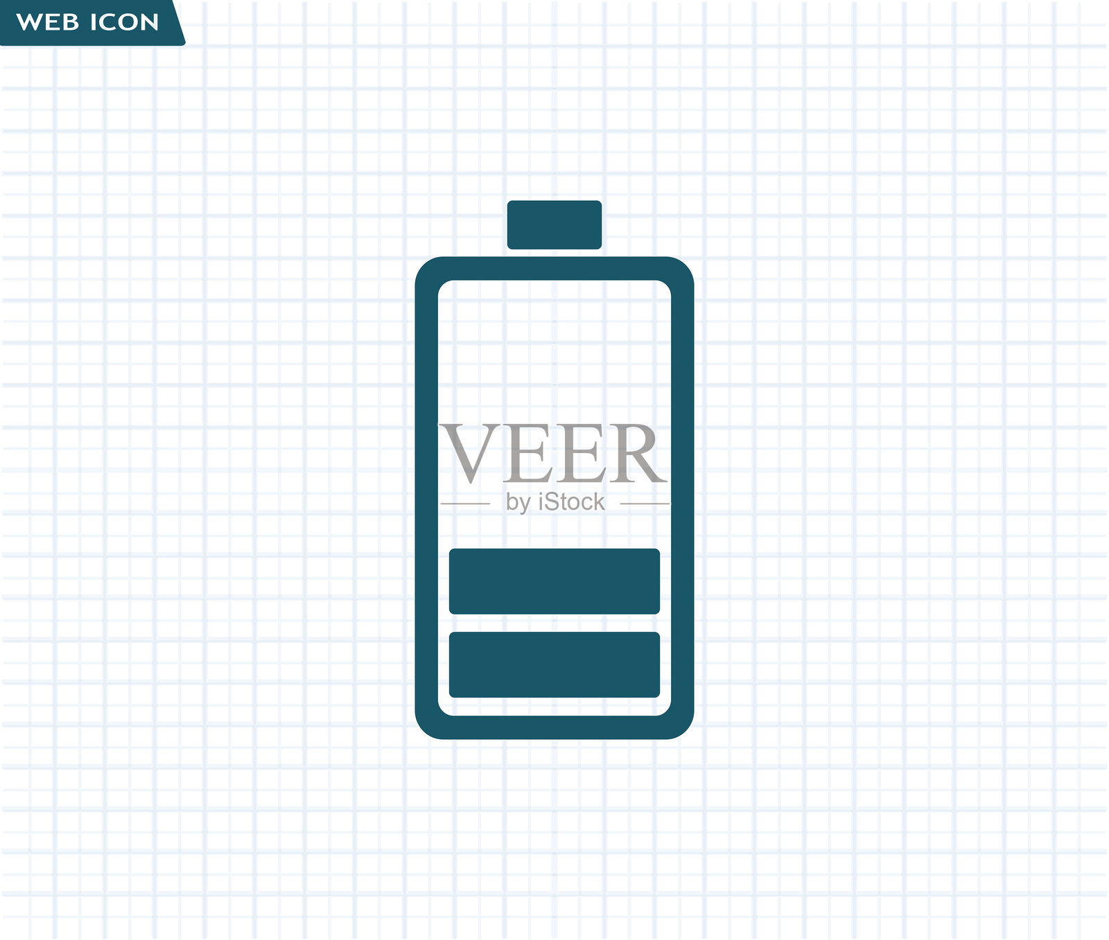 电池图标。插画图片素材