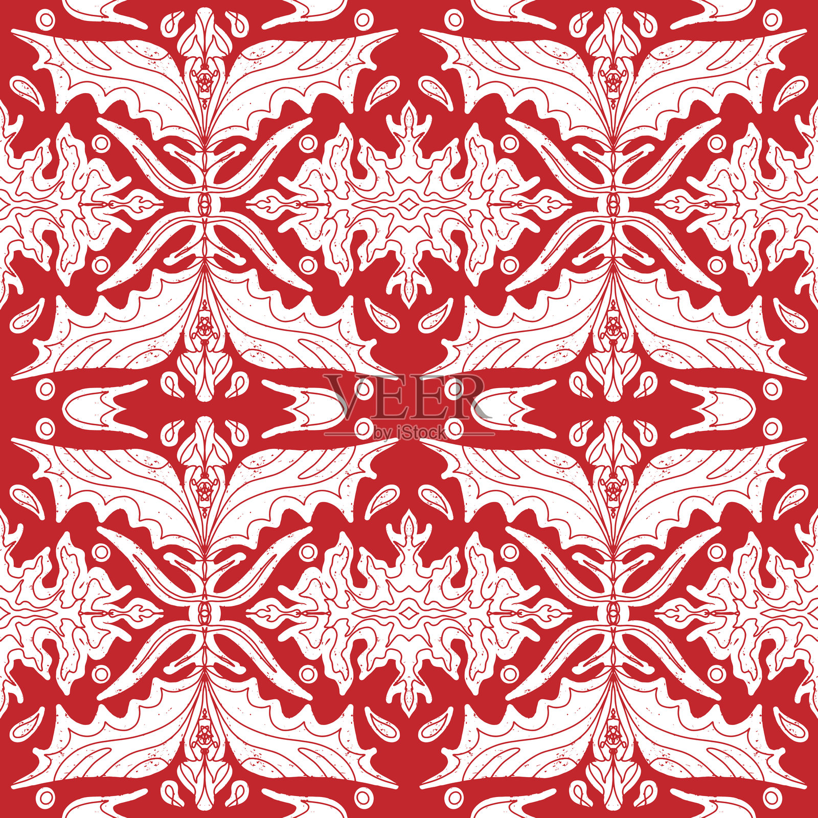 抽象的磨损纹理风格化图案重复矢量图插画图片素材