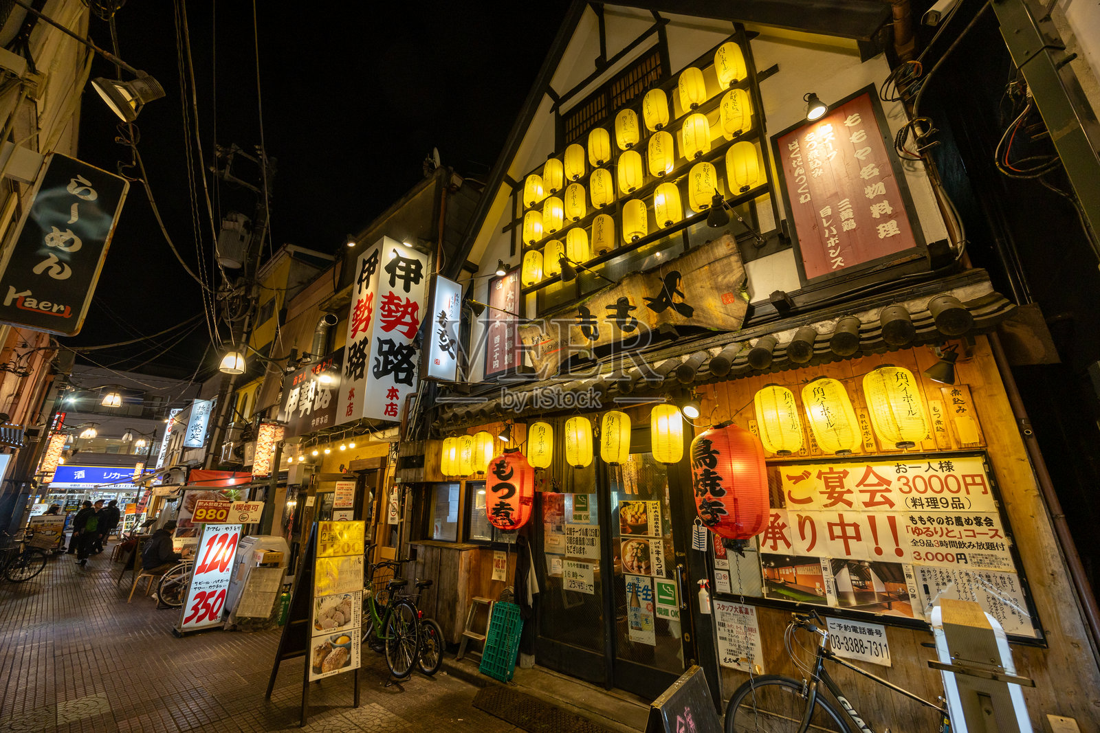东京中野的餐厅照片摄影图片