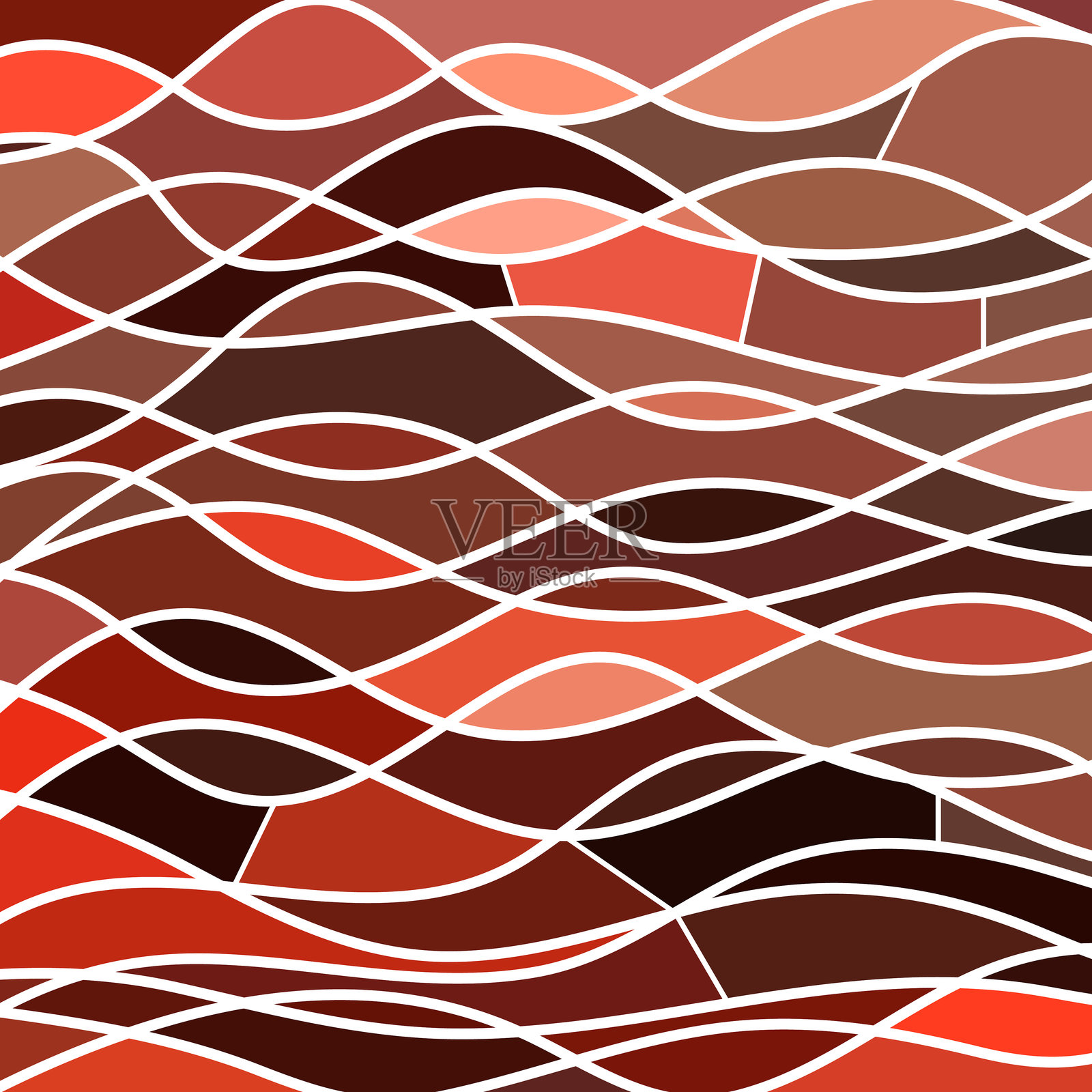 抽象的矢量彩色玻璃马赛克背景插画图片素材