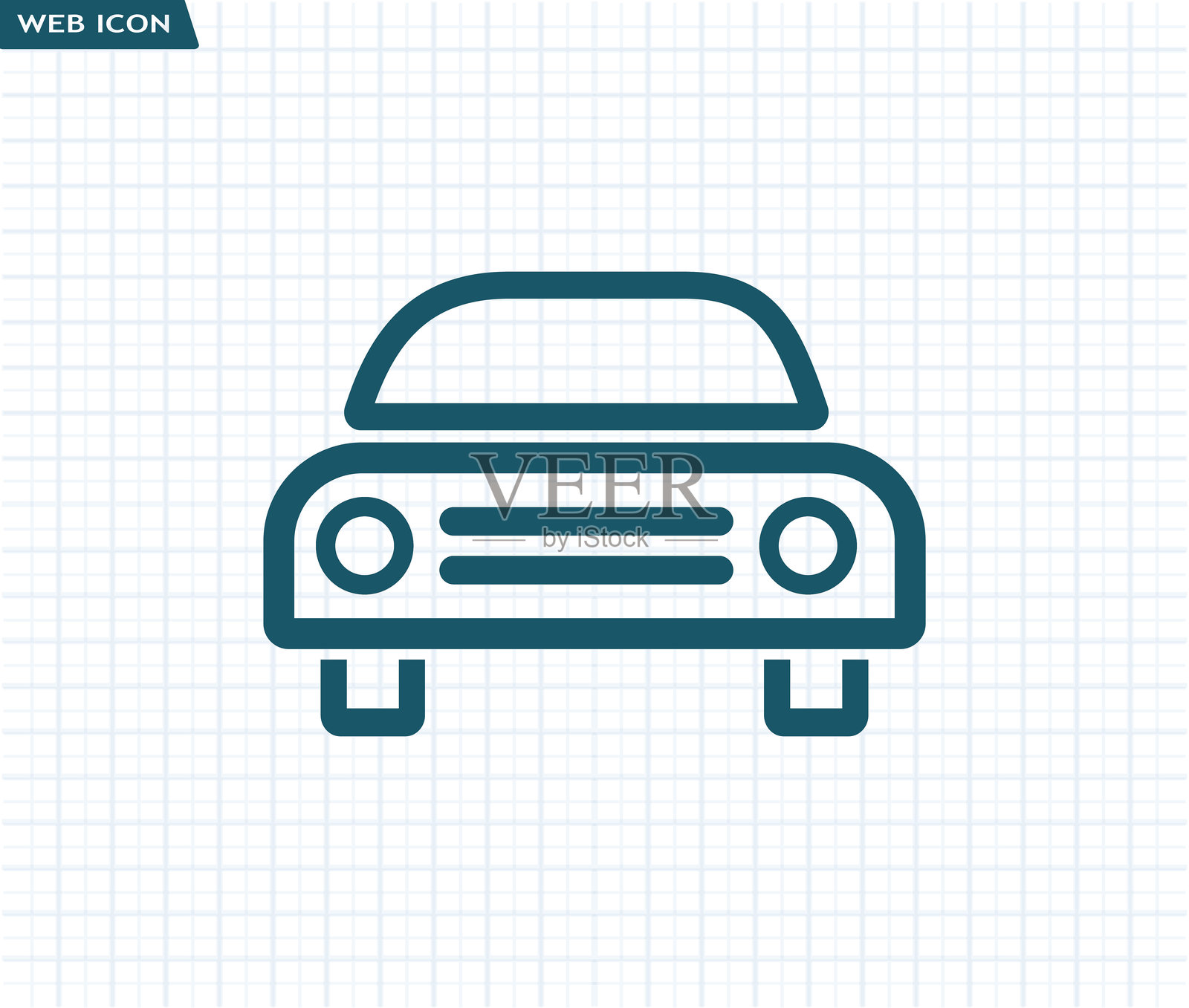 汽车图标插画图片素材