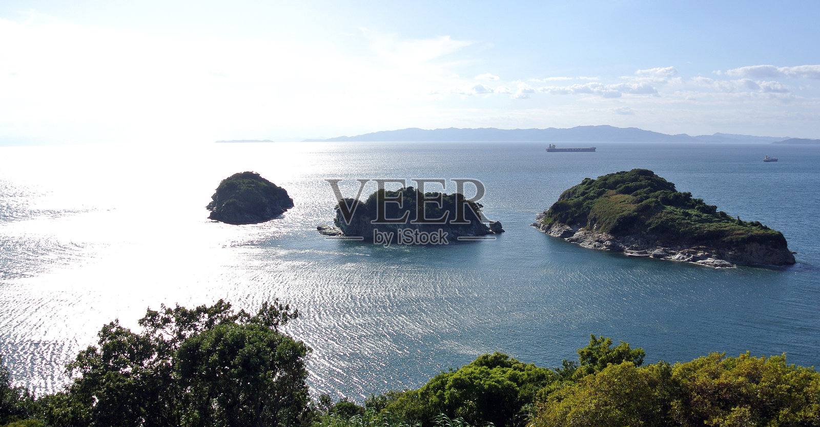 海中岛屿的景观 02照片摄影图片