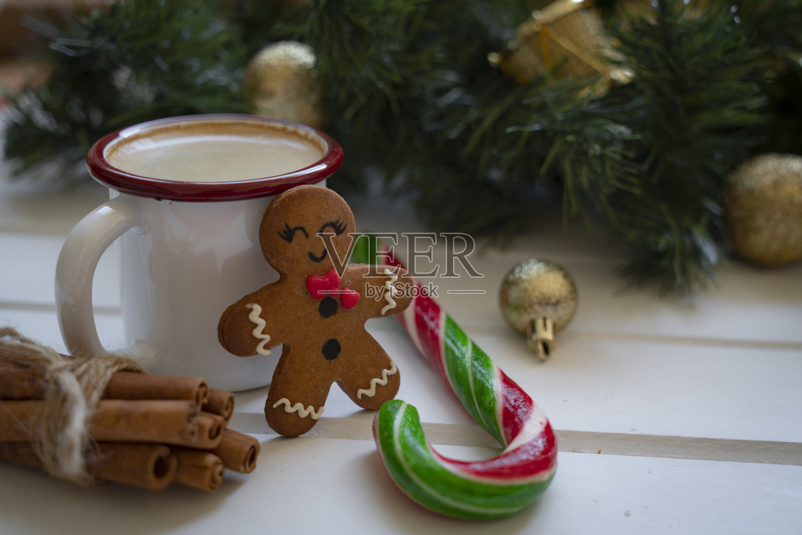 圣诞咖啡照片摄影图片