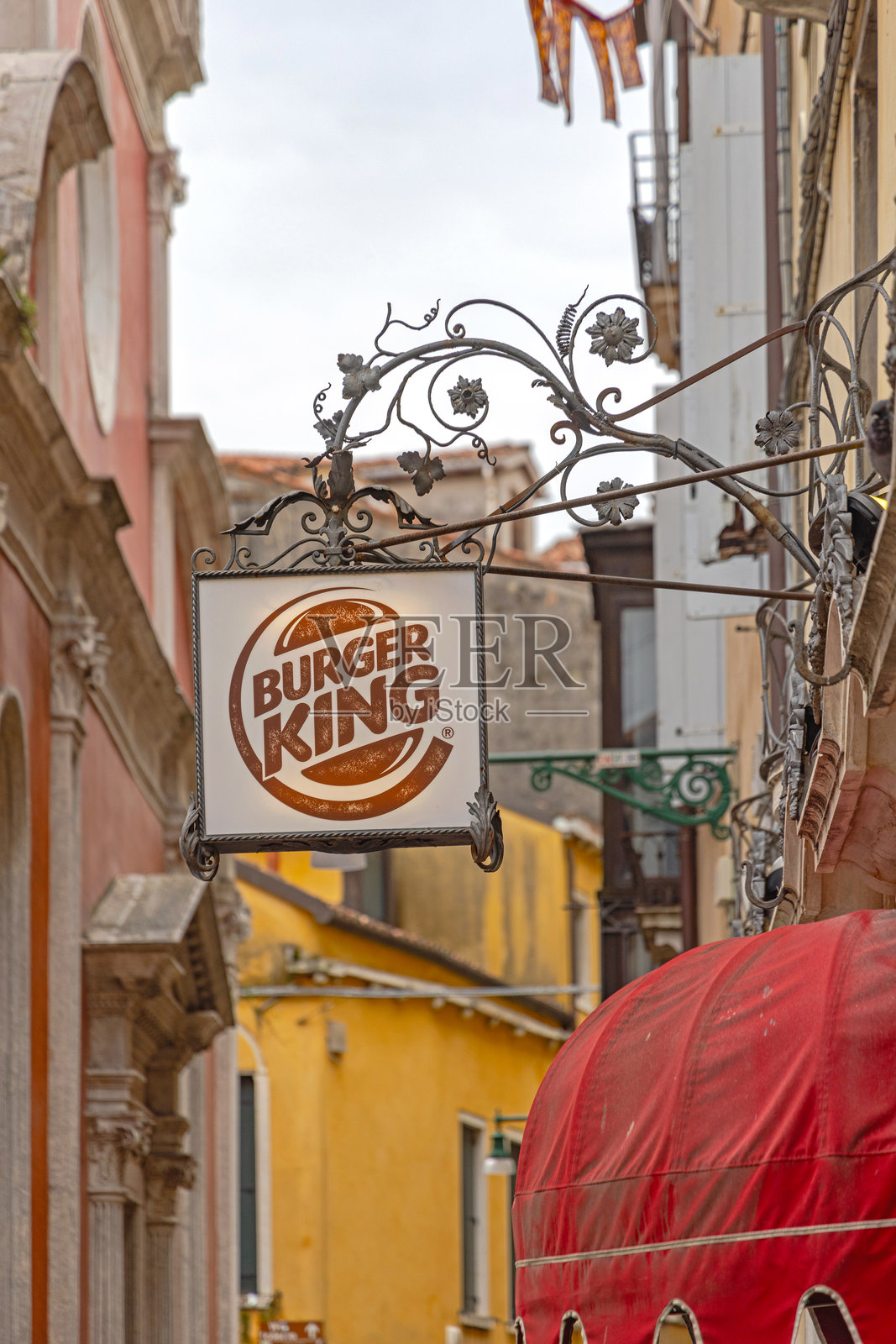 威尼斯汉堡王照片摄影图片