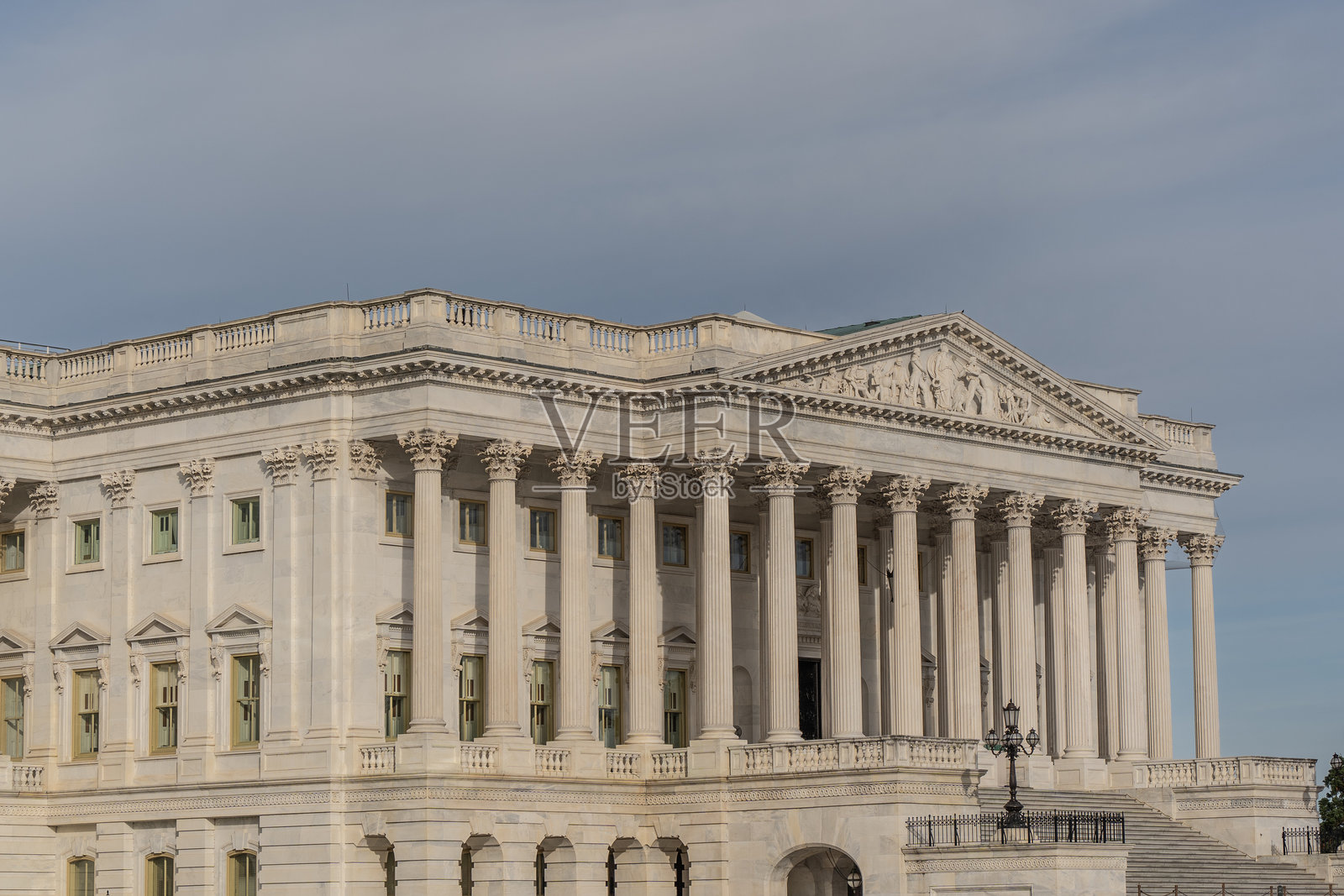 美国国会大厦的参议院翼照片摄影图片