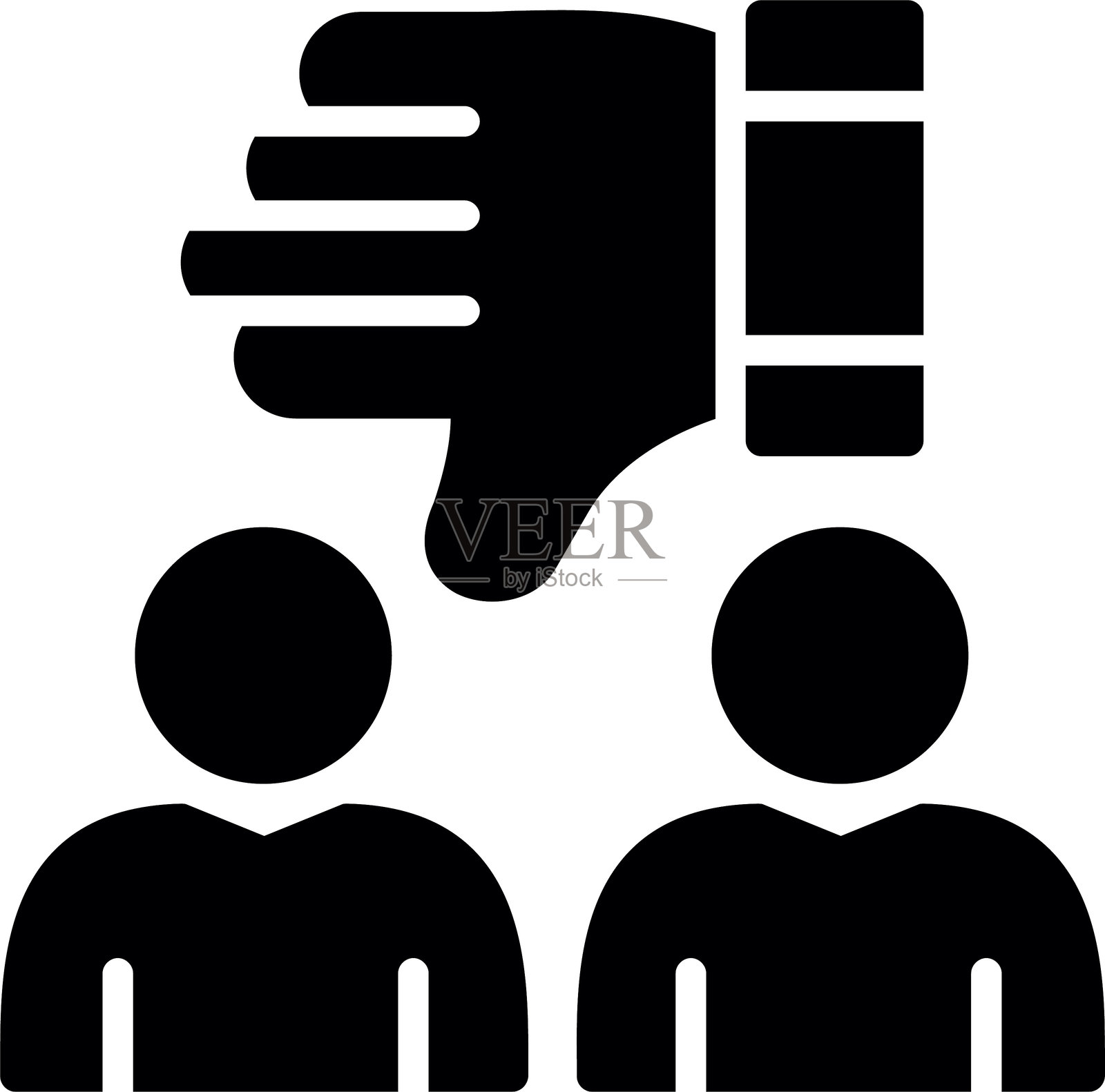 不满意的图标设计插画图片素材