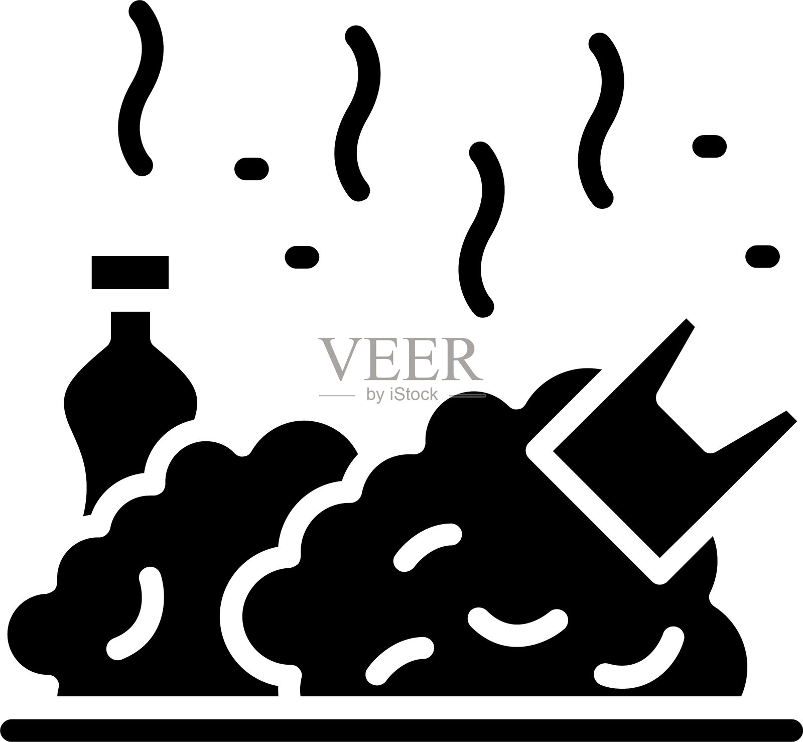 废物图标设计插画图片素材