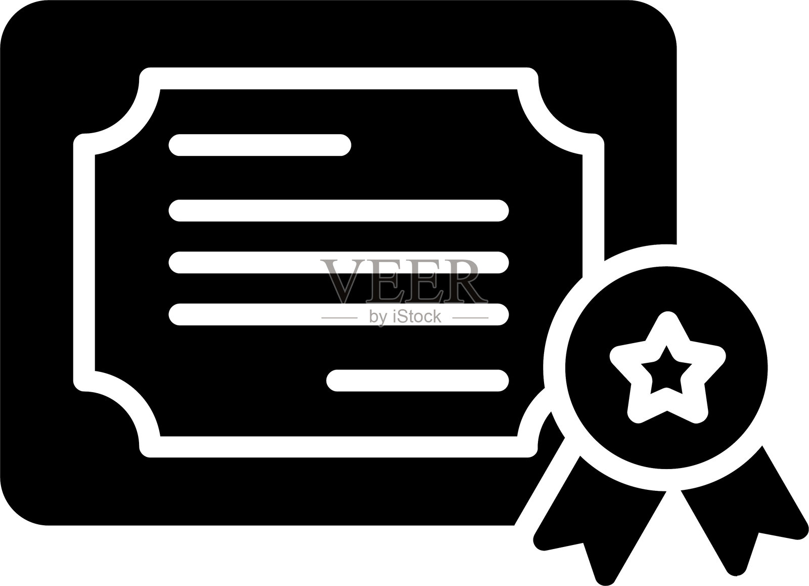 文凭图标设计插画图片素材