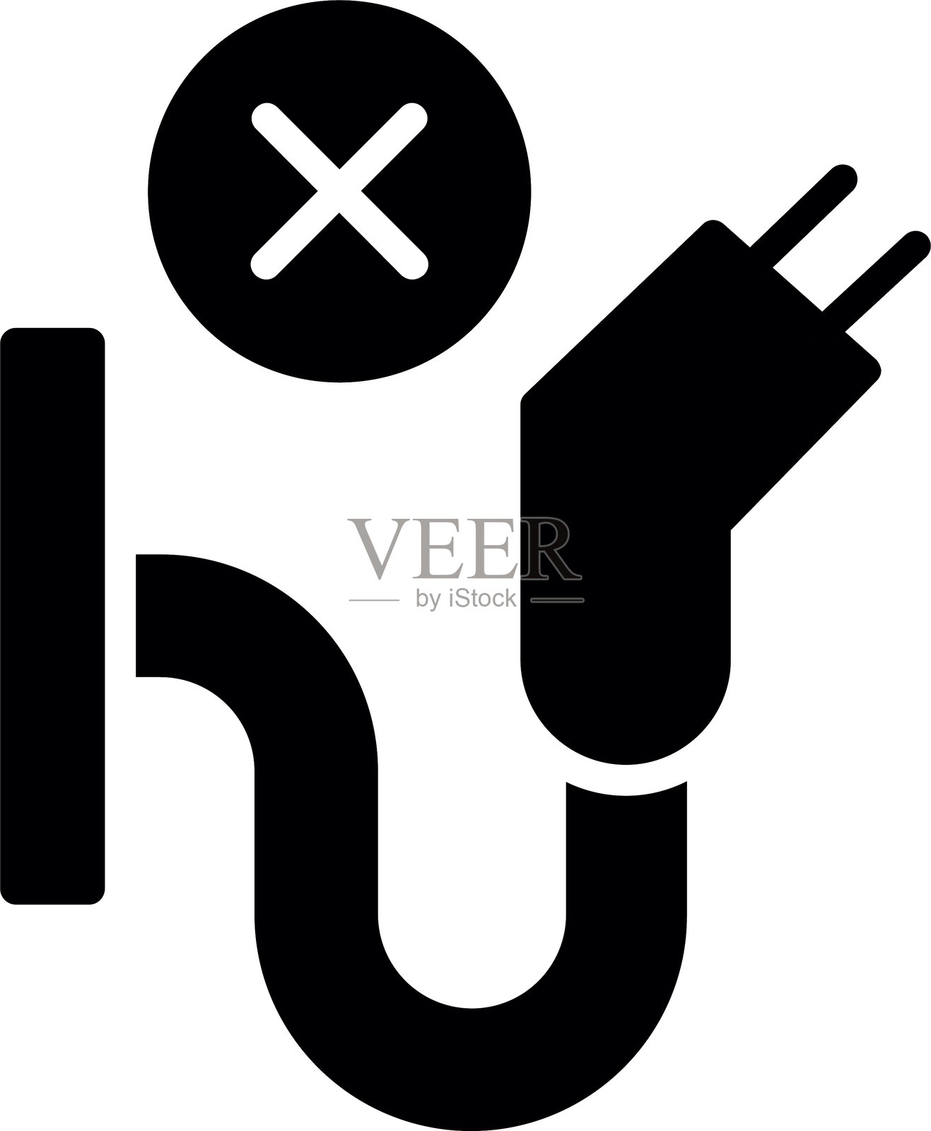 无燃料图标设计插画图片素材