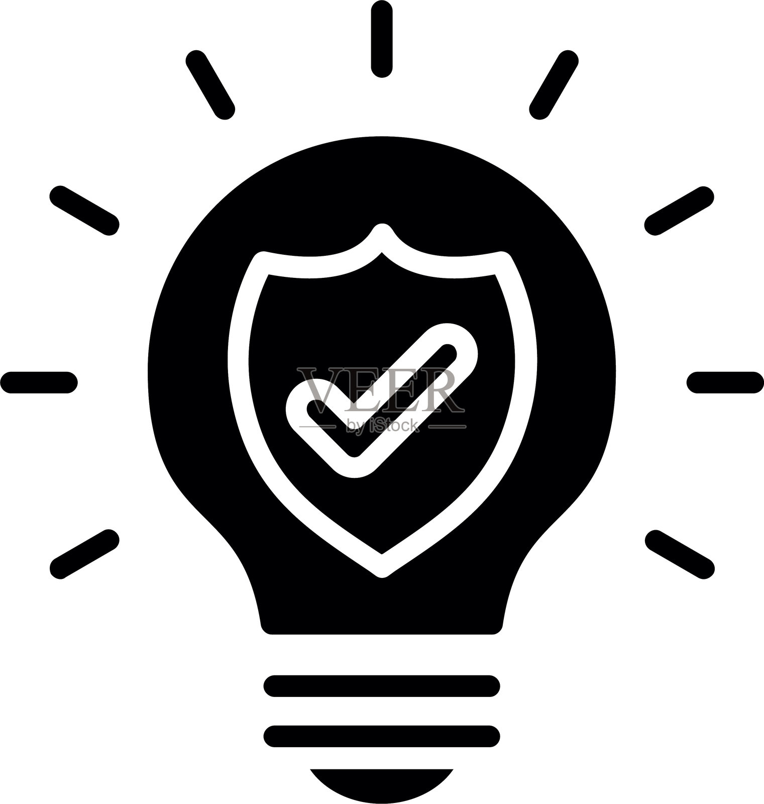 安全图标设计插画图片素材