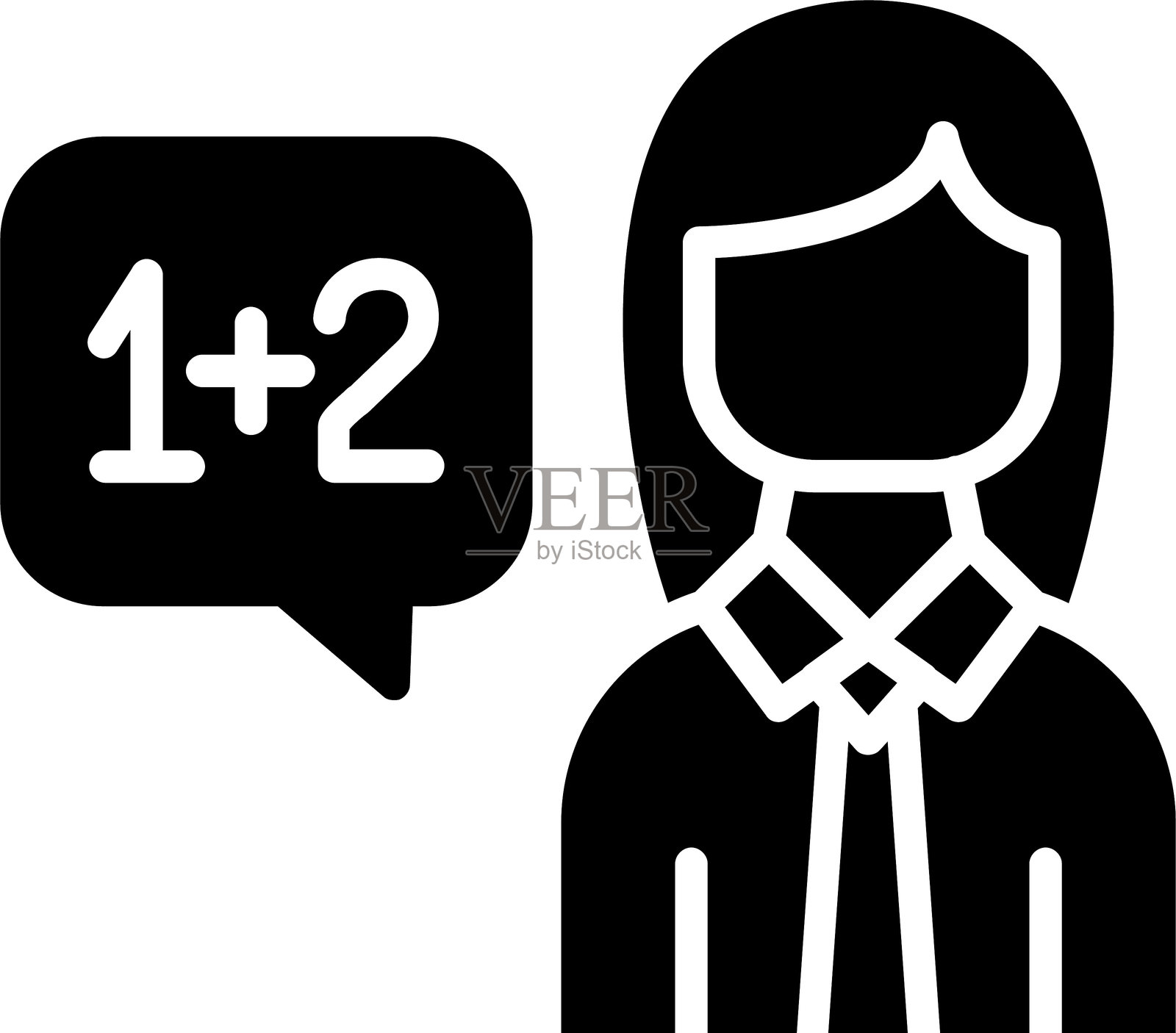 教师图标设计插画图片素材